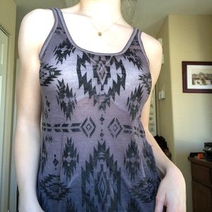 aztec print tank top